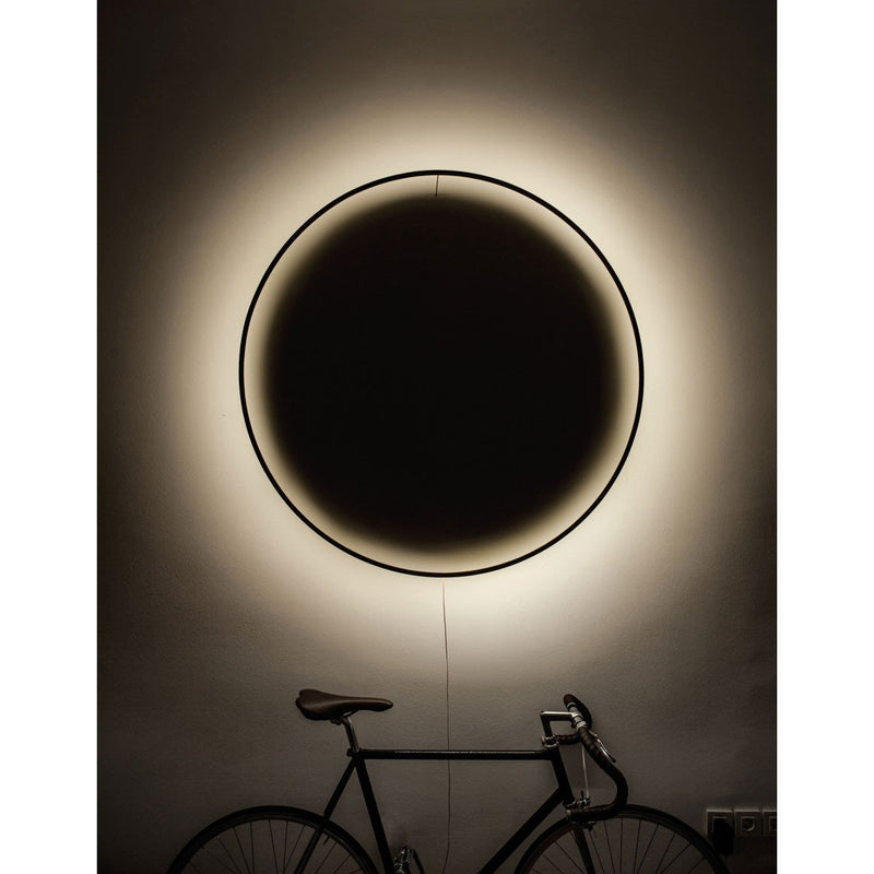 Eclipse lamp - natural wood